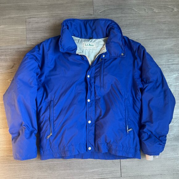 L.L. Bean Other - Vtg 80s/90s L.L. Bean Royal Blue Down Insulated Puffer Jacket Coat USA Size L